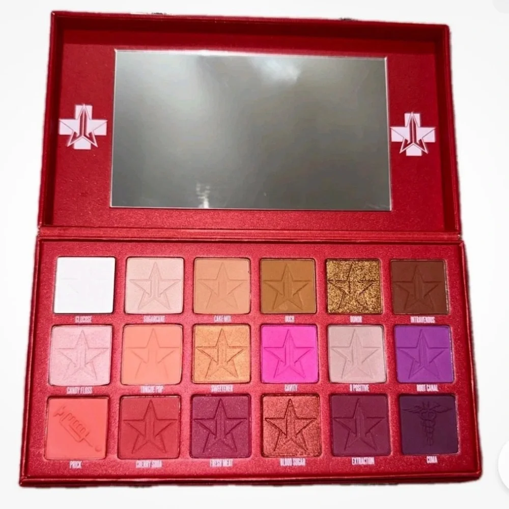 Jeffree Star Blood Sugar Palette - Red and Pink Tones